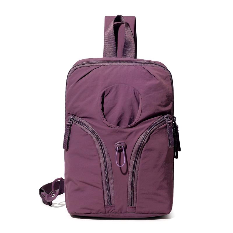 Multifunkční náprsní taška Pánská taška přes rameno Dámská velkokapacitní sportovní crossbody taška s držákem na vodu