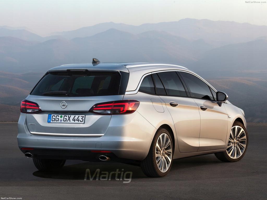 Opel ASTRA K Kombi - CHROME Tailgate Trim Tuning