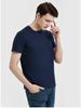 Premium Youth Mercerized Cotton Short-sleeve Pure Cotton Long-staple Pima Cotton Crew Neck Three-needle T-shirt Minimalist Breathable Tops