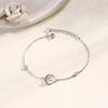 Dolphin Fishtail Crystal Bracelet Women's Fashion Light Luxury Bracelet Mori Simple Style Small Fresh Hand Jewelry