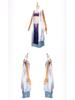 One Piece Vivi Cosplay Costume - Full Set Long Dress for Role-playing