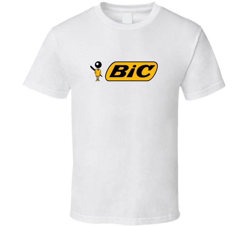 НОВАЯ РУБАШКА BIC СМЕШНАЯ АМЕРИКАНСКАЯ США УНИСЕКС РАЗМЕР S-5XL Унисекс Футболка S