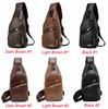Mens Sling Bag With Usb Charging And Multiple Interior Pockets**