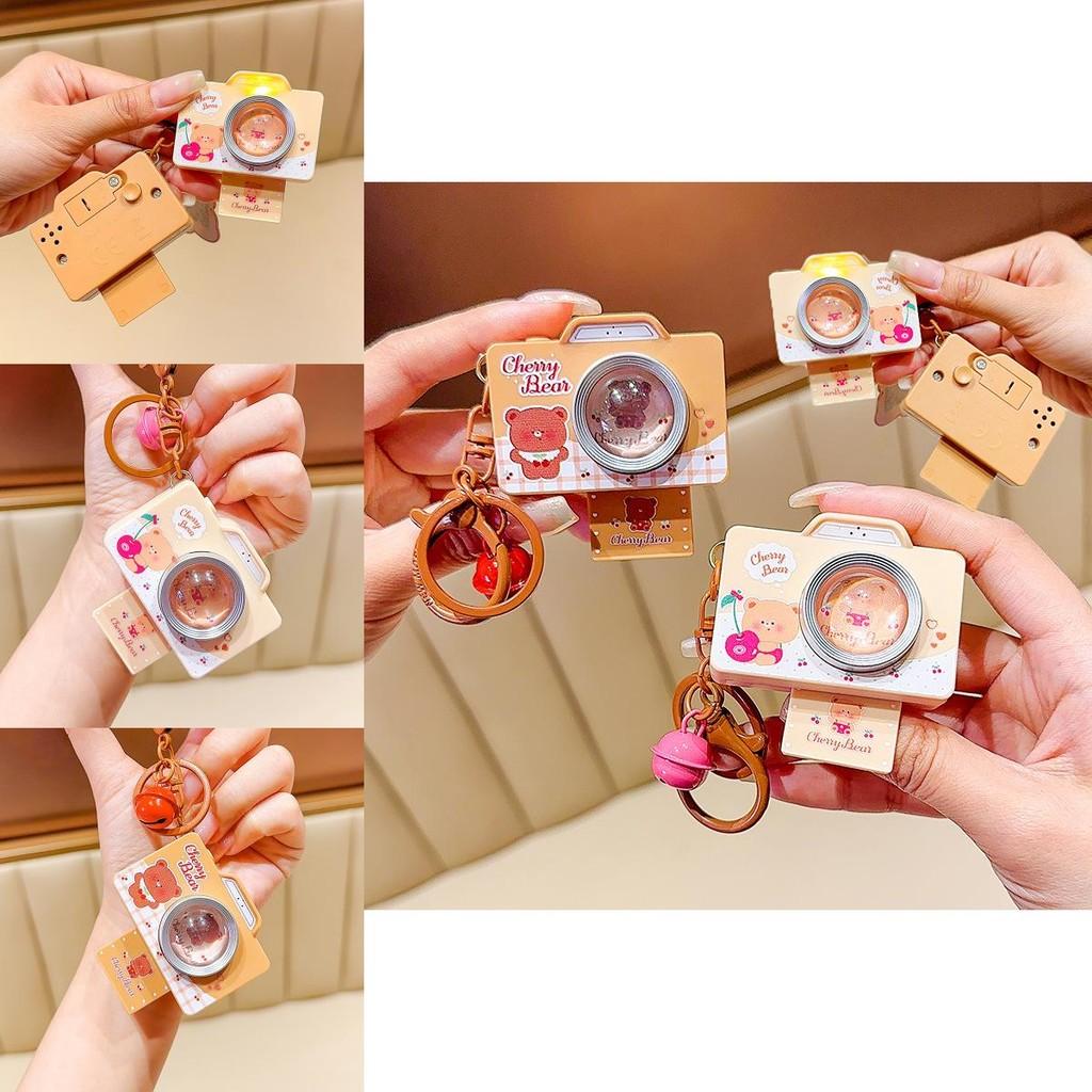 Einzigartiger Herz Kamera PVC Schlüsselanhänger Weicher Plüsch Schlüsselring Ideal für modische Schlüsselanhänger