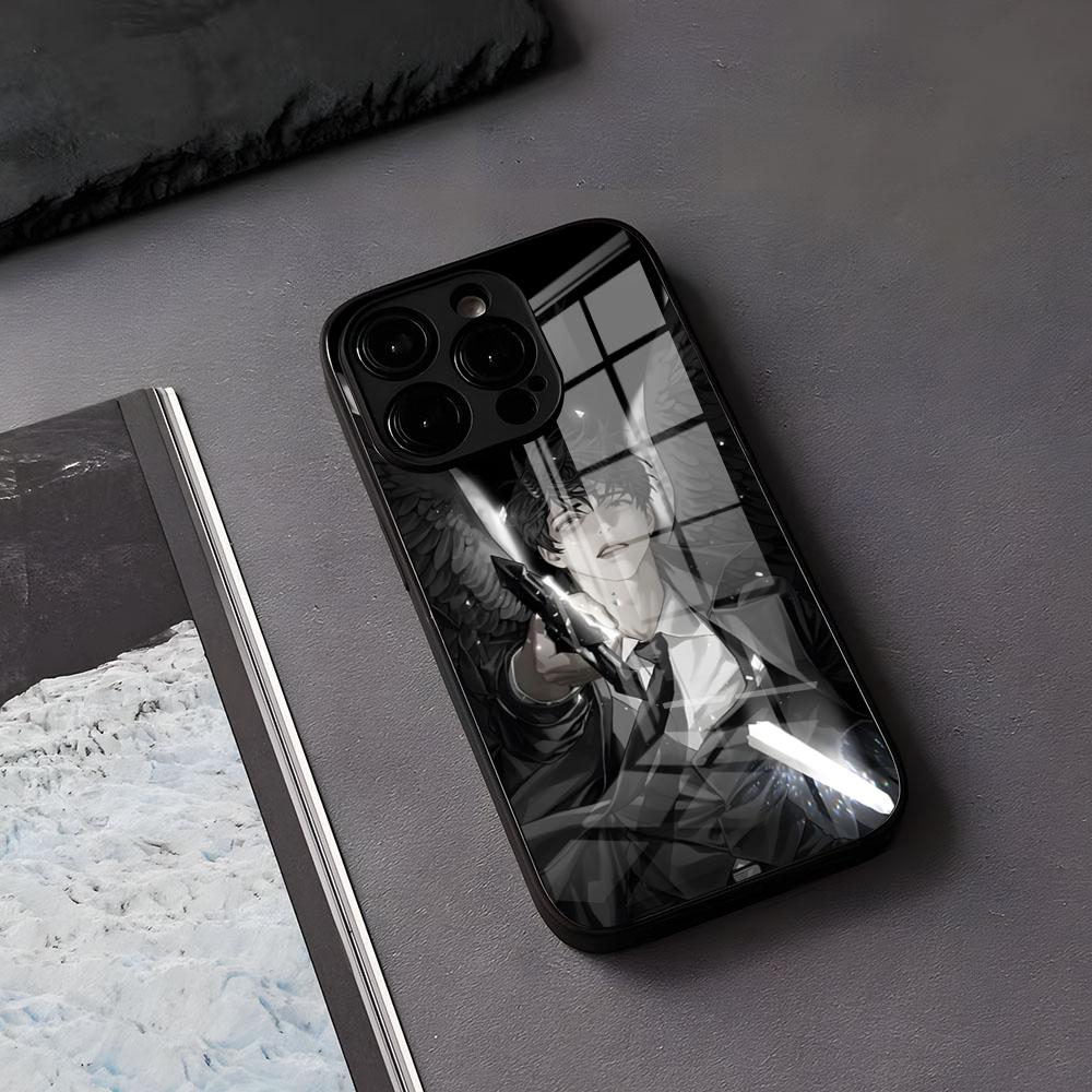 Omniscient R-Reader V-Viewpoint Orv Phone Case For IPhone 17 Air 16 E Pro Max 15 14 13 Mini 12 Pro 11 Max Plus Black Glass Cover