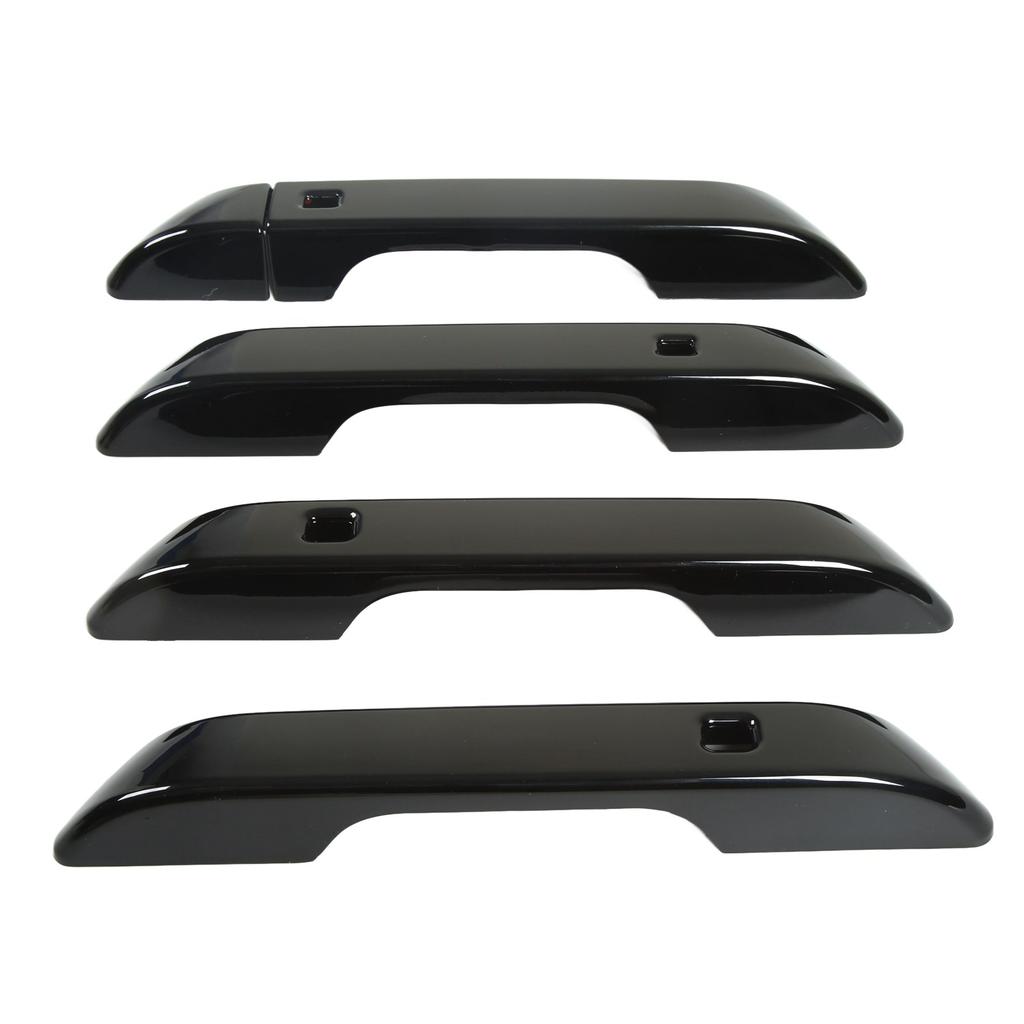 5 stk Bil Utvendig Side Dørhåndtak Deksel Trim Klistremerke Blank Svart Erstatning for Kia Carnival KA4 2022 Opp