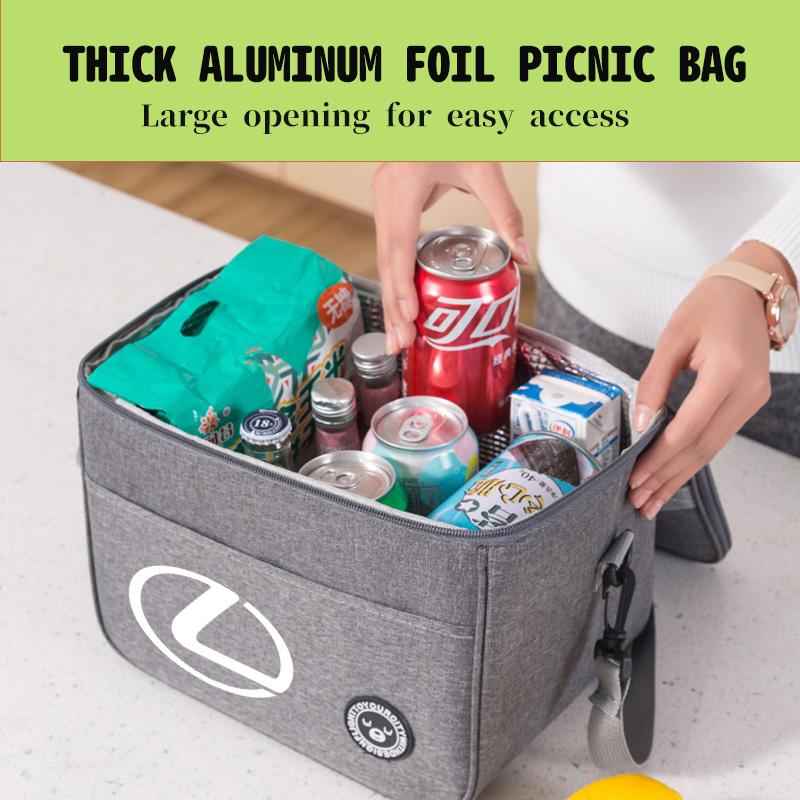 Tragbare Schultergurt Thermos-Lunchtasche Picknick Essen Isoliert Für Lexus CT ES GS NX IS250 CT200h IS300h ES300h ERX400h NX300h