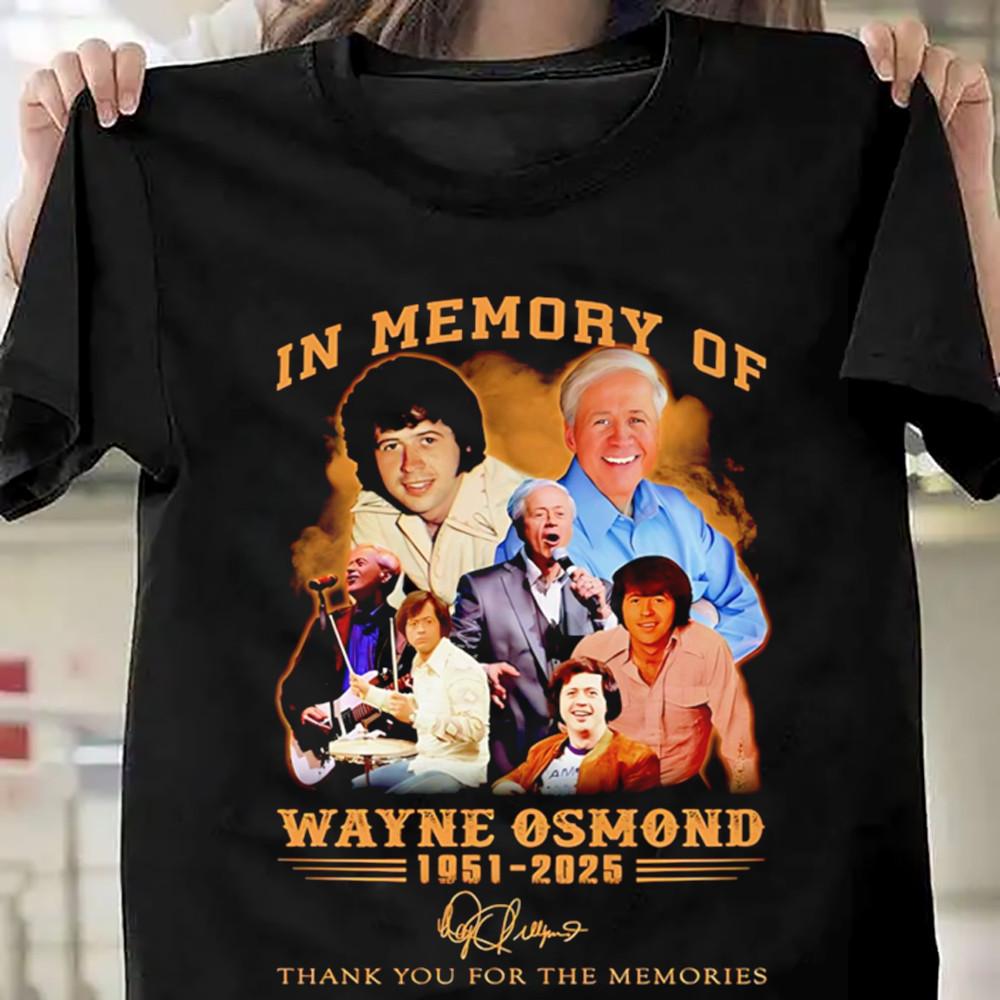 В память о Уэйне Осмунде 1951 2025 спасибо за воспоминания футболка Унисекс футболка XXXXL