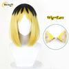 Anime Chainsmoker Cat Koshimaru Masuko Aruko Sakai Cosplay Wigs Heat Resistant Synthetic Hair Halloween Party Wigs