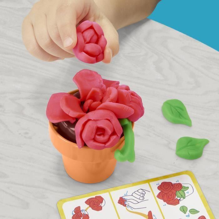 Play-Doh Mon jardin de fleurs, coffret de pâte à modeler inspiré du jardinage et de la nature, loisirs créatifs pour enfants, dès 3