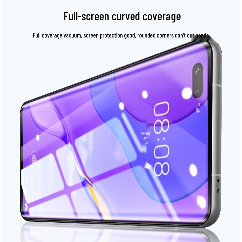 Baozou Huawei Tempered Glass Screen Protector with Easy Installation & Broken Replacement