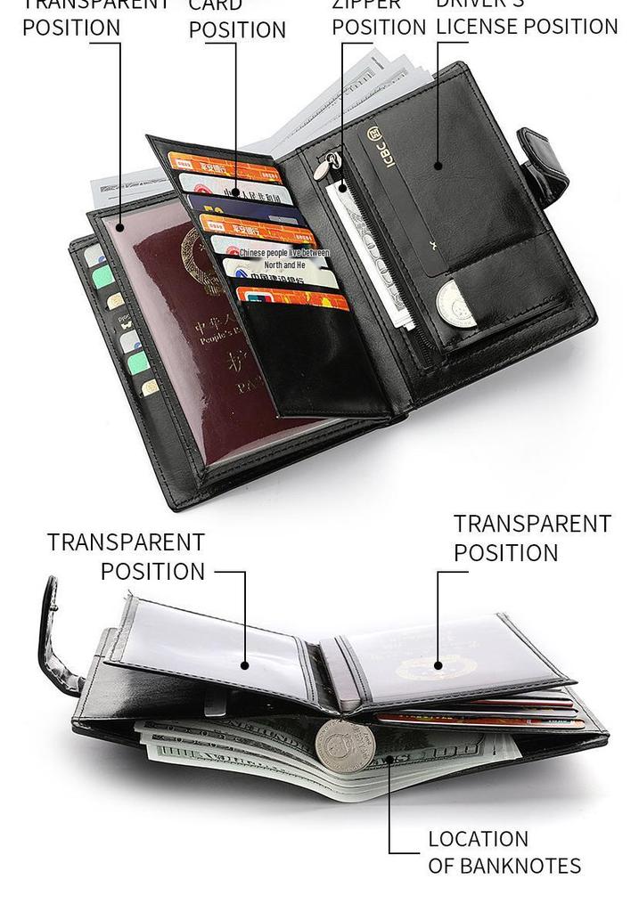 New Fashionable Ultra-Thin Card Holder for Men & Women, Multi-Card Slots for Business, Bank, and ID Cards