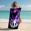 Personalized customized proof beach towel with Solo Leveling pattern - soft, absorbent,quick-drying,perfect swimming,camping&bathing