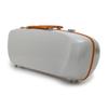 C.C. Shiny Case II for Trumpet, Aero, with Satin Silver Latch and Orange Molding, CC2-ATP-SBO, Sand Beige [Includes Backpack and Shoulder Strap]