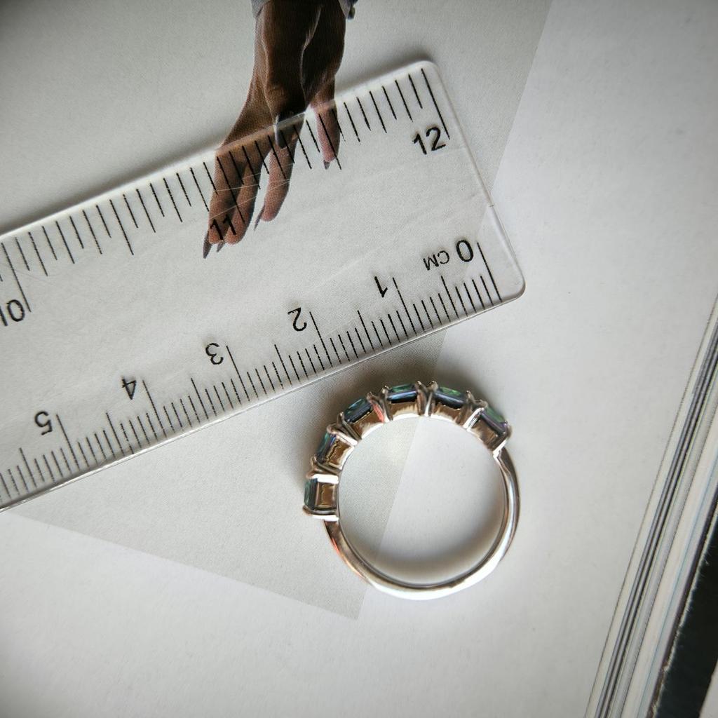 Silberring mit Mystic Topas 1,517ct, Gewicht des Produkts 3,31 g (2182511)