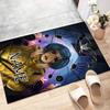 Custom Coraline Mat Personalized Name, Polyester Washable Indoor Entryway Rug, Gift for Christmas, Easter, Thanksgiving Day