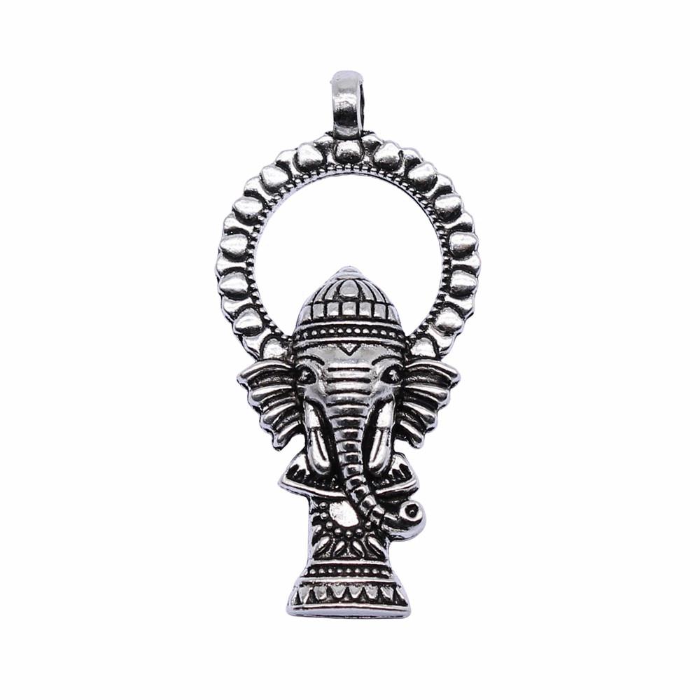 Retro Elephant Charms Alloy Animal Pendants For Jewelry Making Handmade Supplies