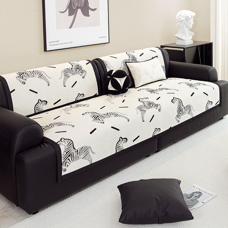 Chenier Sofa Cushion Towel Universal In All Seasons, Modern High-end Leather Sofa Cover All-inclusive Universal Cover Sofa Cushion