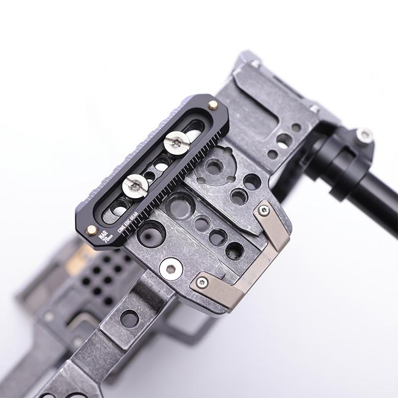 Camera Quick Release Mini NATO Rail Anti Off Quick Release with 1/4" Screws and Safety Pins for Camera Cage NATO Handle