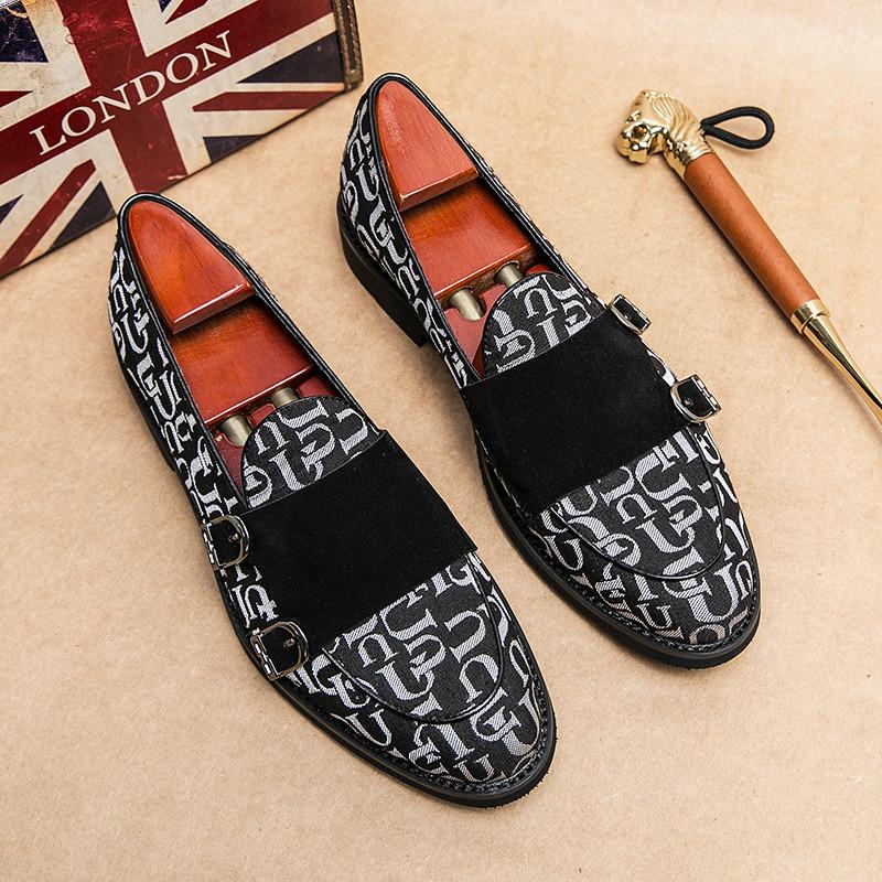 Fashion Hot Classic Men's Casual Leather Shoes Designer Dress Loafers Men Wedding Shoe Slip-On Comfortable Leather Flats Men Moccasins