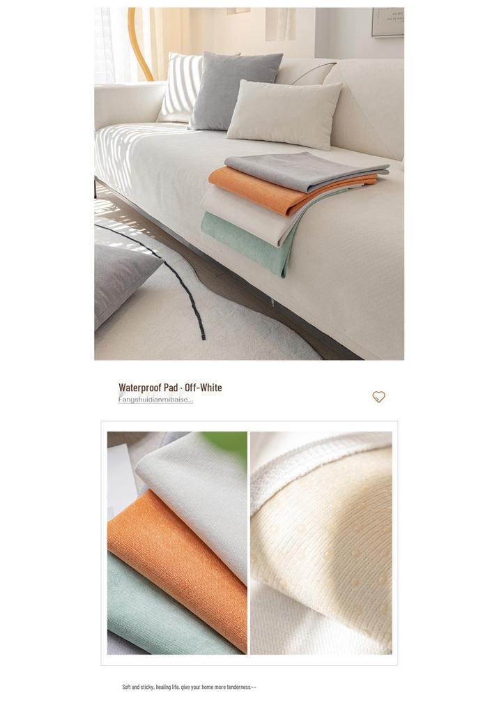 Chenille Waterproof Non-Slip Sofa Cover - Urine and Scratch Resistant Seat Protector