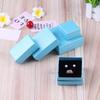 5pcs Paper Jewelry Box For Ring Earrings Pendant 9x9x3cm Display Packaging Wedding Birthday Party Gifts Organizer Holder Boxes