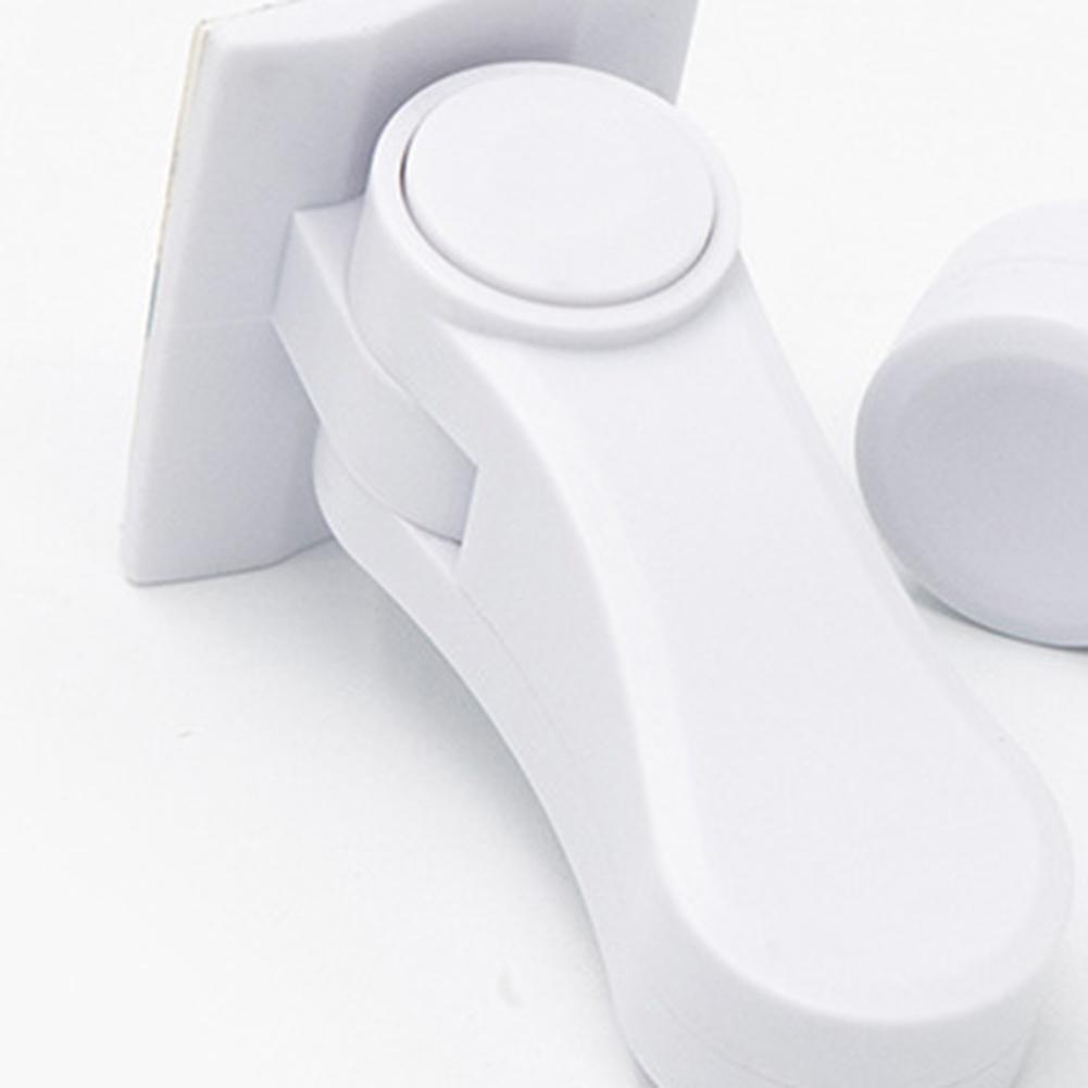 10-1pcs Child Safe Door Security Latch 180° Rotating Cabinet Lock Self Adhesive Window Door Handle Lock for Window Door Cabinet