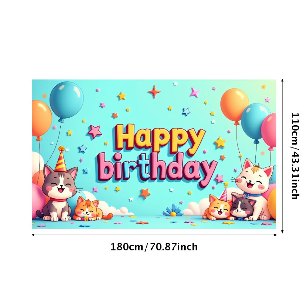 Party Backdrop Reusable Photo Prop  Shower Backdrop Large Animal Backdrop For Themed Party Kids’ Event Outdoor Gathering