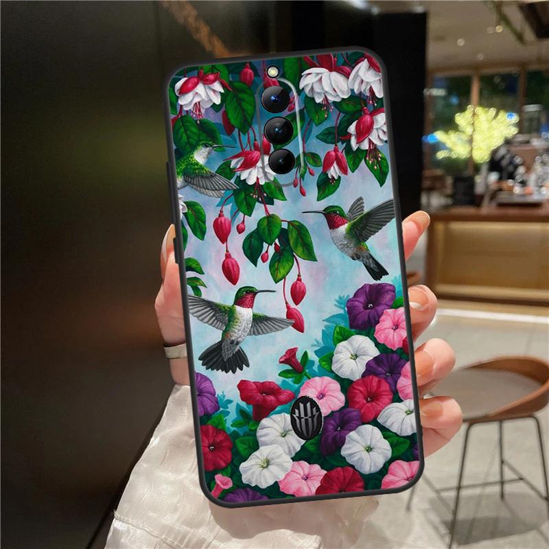 Hummingbird Case For ZTE Nubia Red Magic 11 10 8 8S 9 9S 10S Pro Plus 6 7 6S 7S For RedMagic 10 Air Cover