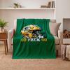 Coperte in Flanella Morbida e Calda Green Bay Packers Coperta Confortevole per Decorazione della Casa e Regalo