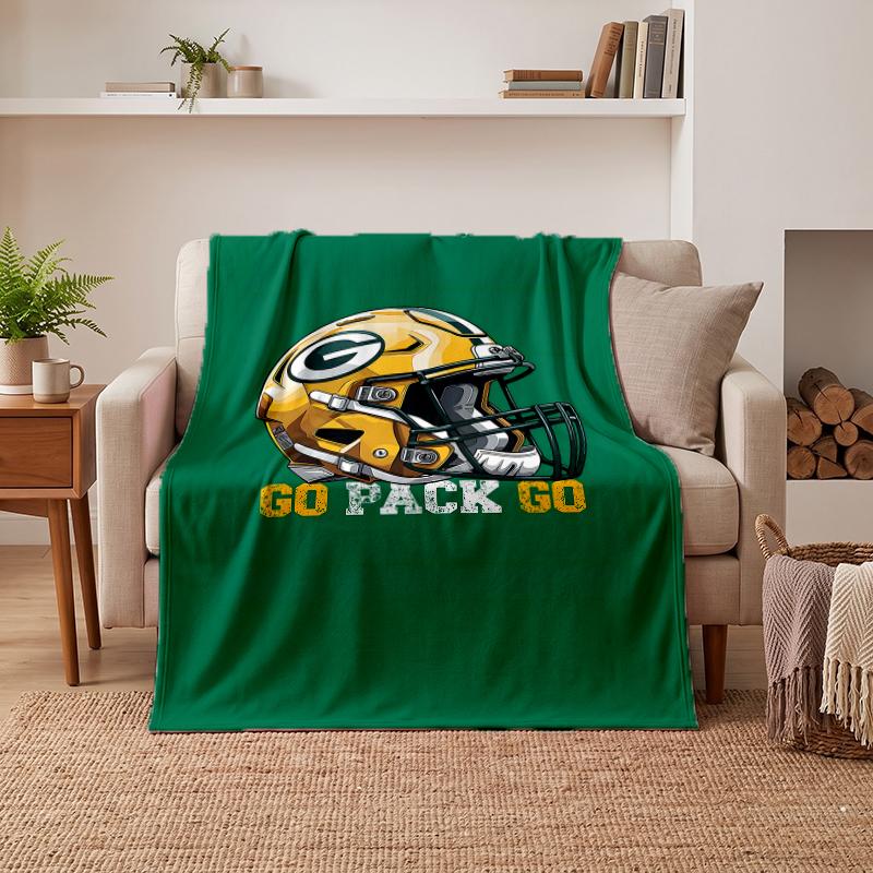 Coperte in Flanella Morbida e Calda Green Bay Packers Coperta Confortevole per Decorazione della Casa e Regalo