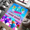 Custom Fall Guys Carpet Rug for Living Room Bedroom Home Sofa Decoration,Kids play Nonslip Floor Mat