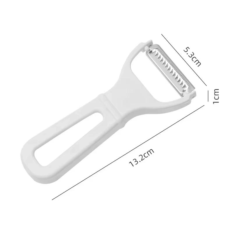 Stainless Steel Blade Fruit Cutter Home Kitchen Tools Manual Vegetable Grater Potato Carrot Julienne Peeler Slicer