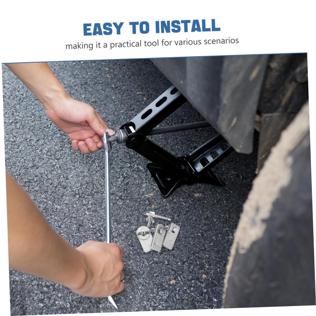 BUGUUYO 4pcs Jack Conversion Head Lug Car Scissor Jack Adapter Scissor Jack Wrench Cloth