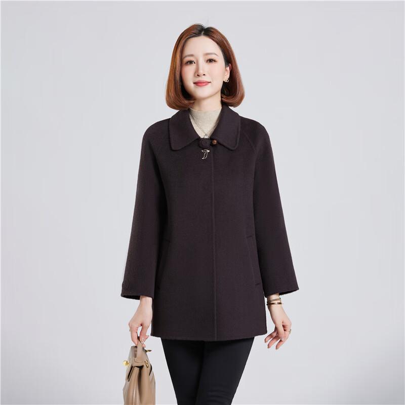 Women's 100% Wool Double-Faced Short Coat