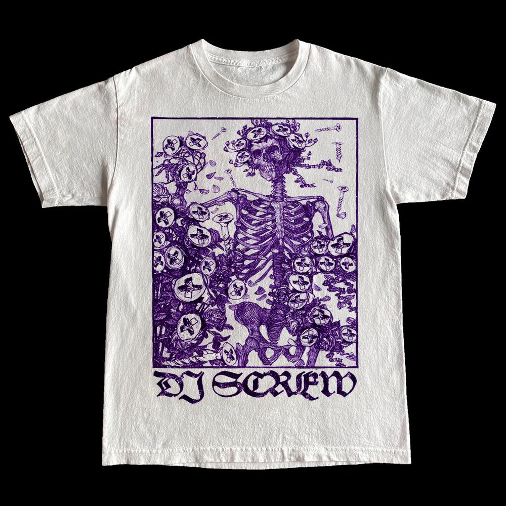 Редкий! Футболка DJ SCREW Tee Tour с коротким рукавом от S до 5XL PA079 БЕСПЛАТНАЯ ДОСТАВКА Унисекс XXXL