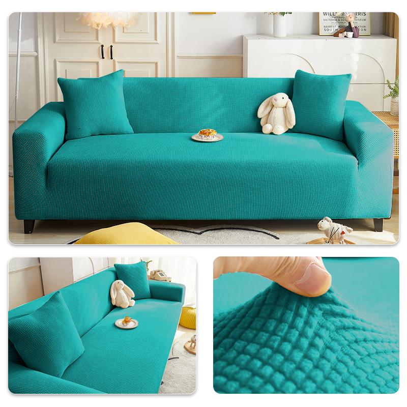Elastic Adjustable Sofa Cover Non-slip Jacquard Armchair Sofa Pad L Shape Sofa Covers For Living Room 1/2/3/4/5 Seat Home Decor