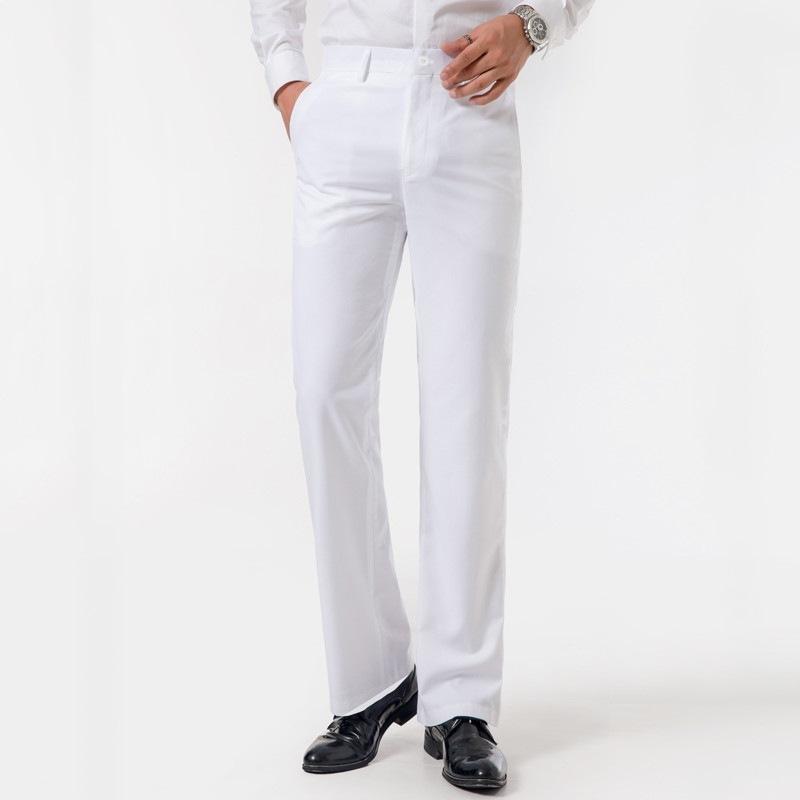 Men's Casual Pants Business Dress Solid Color Pants Loose Straight Men's Pants Long Pants