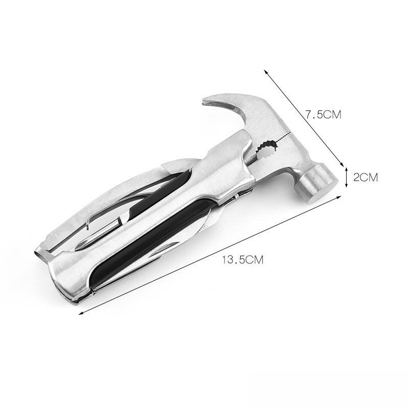 Multi-functional Mini Claw Hammer, Multi-purpose Hammer, Outdoor Camping and Mountaineering Tools, Multi-tool Pliers, Men's Gift