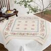 Olympus Embroidery Kit Onoe Megumi Pink Rose Tablecloth Finished Size 84cm x 84cm 1205 Approx.
