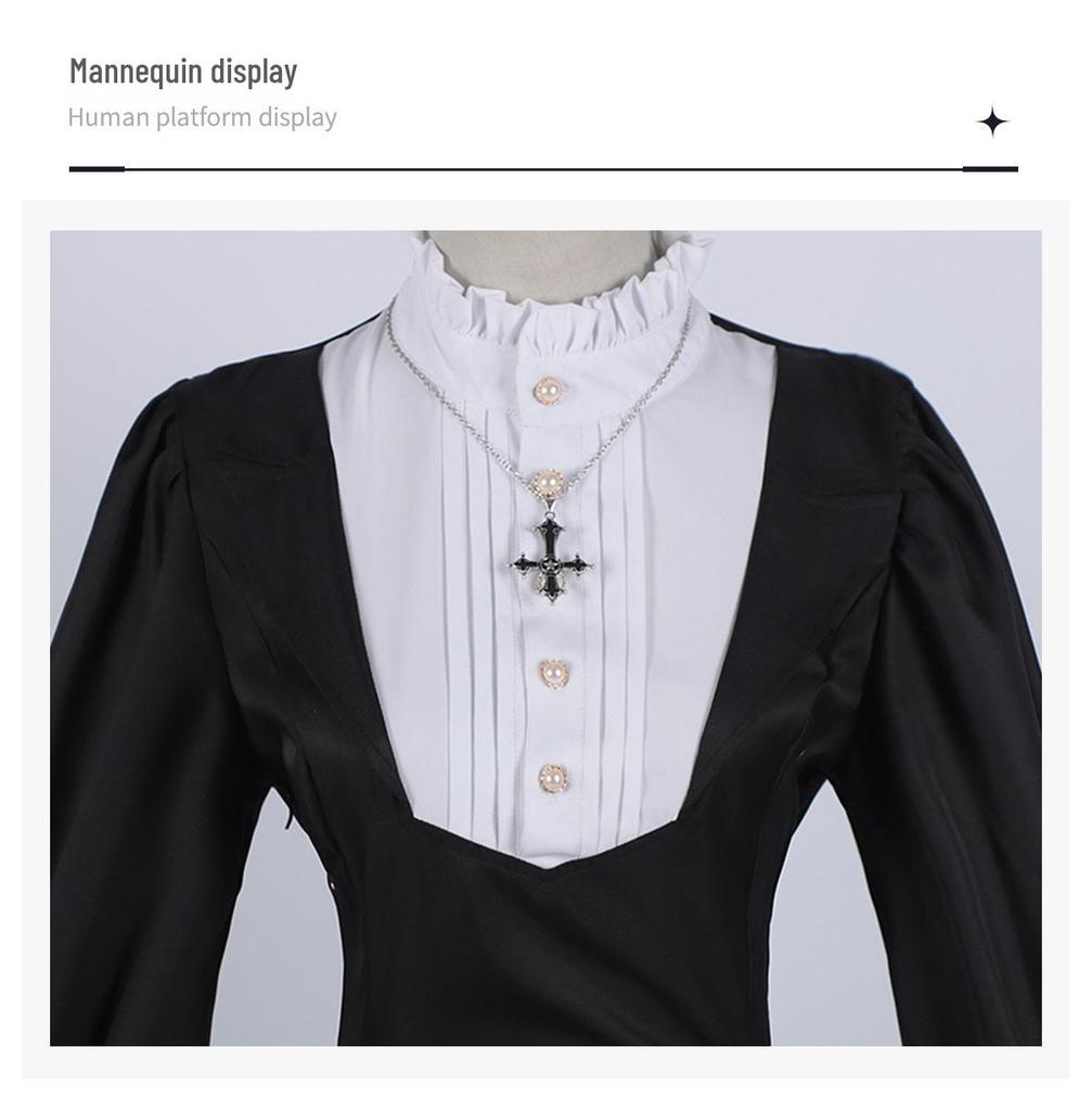 Adult Halloween & Easter Costume: Jesus, Virgin Mary, Nun, Priest Robe for Stage Performance