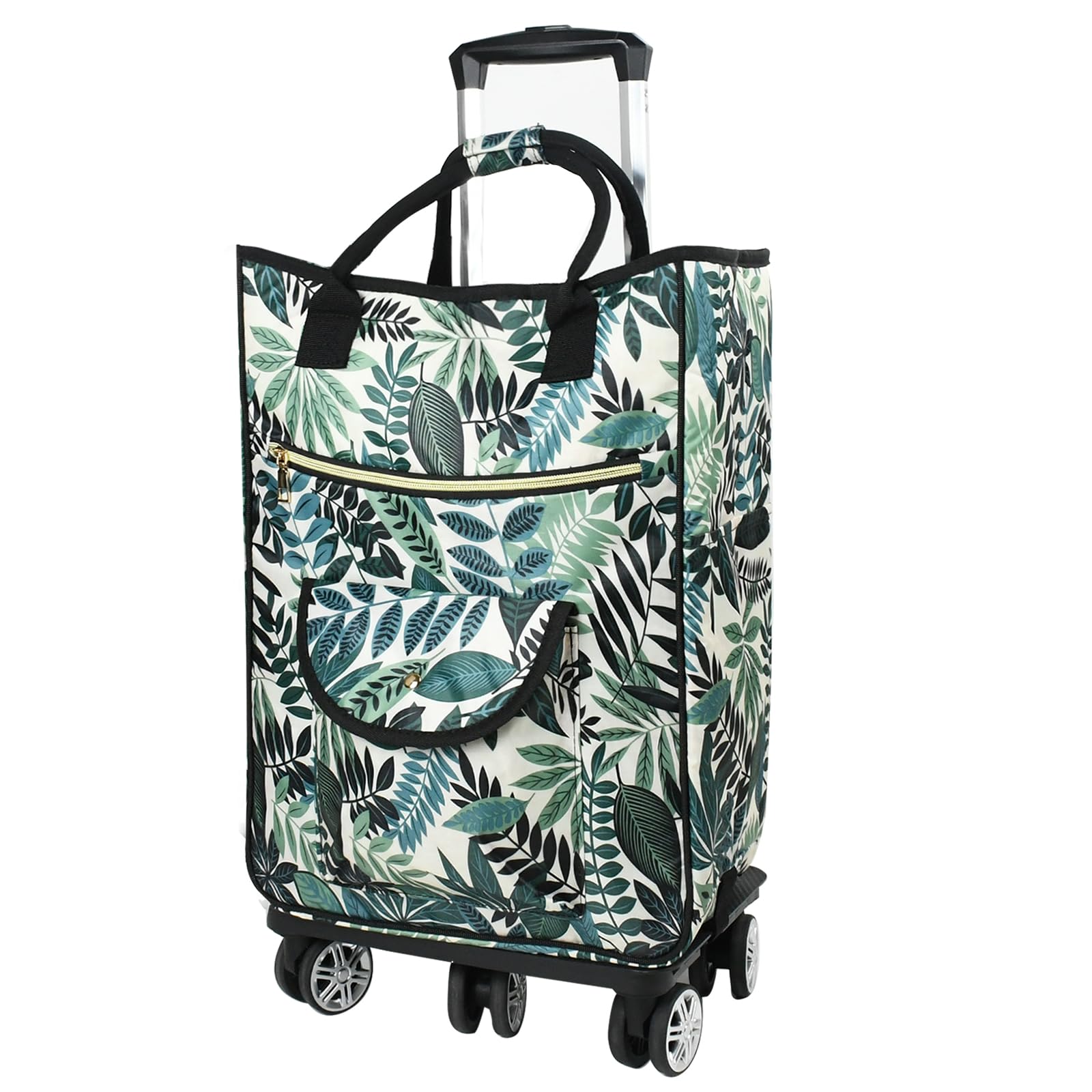 

zmayastar Тележка для покупок с сумкой-холодильником Покупки с охлаждением Покупки 5 Функция регулировки длины ручки, Стиль, Переноска, Колесики, Сумка, Термо,