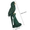 Resin Parrot Ornament Lifelike Design Vibrant Color Fine Texture Desktop Living Room Bedroom Study Decor Bird Decoration