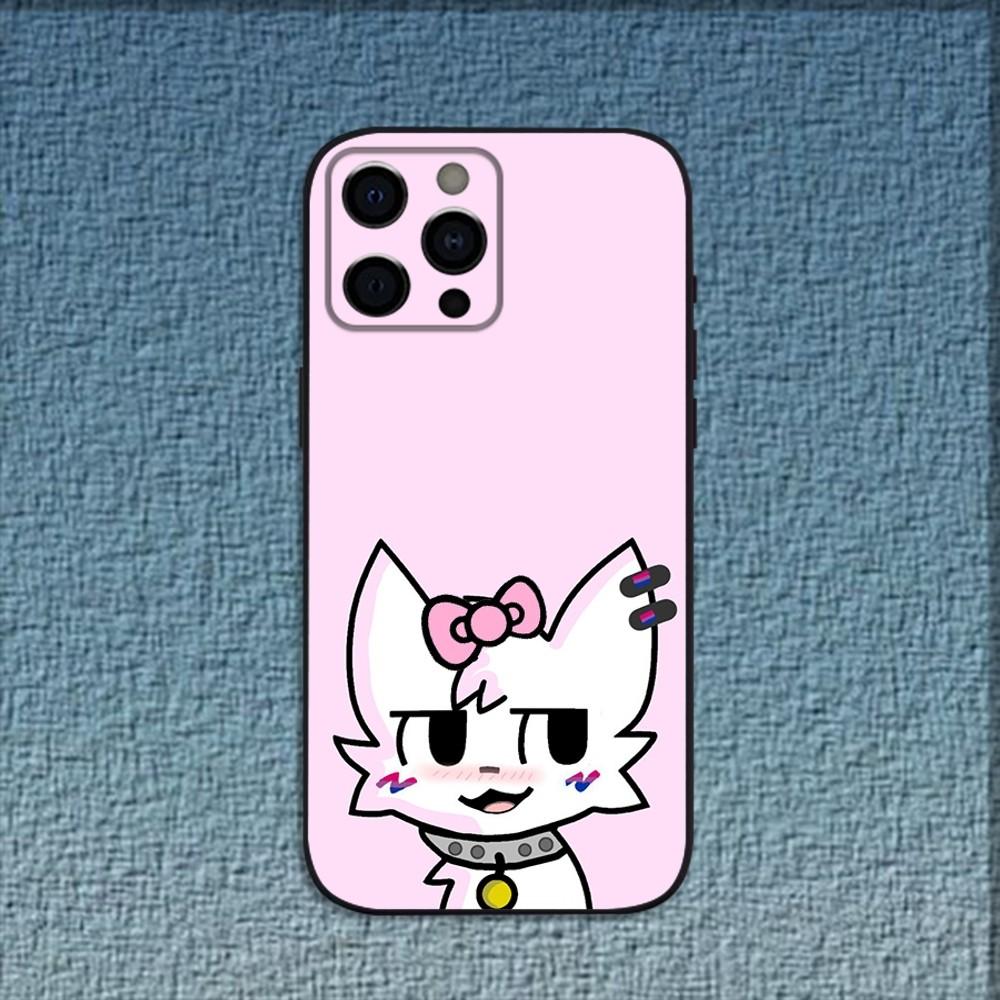 

Чехол для телефона B-Boykisser Cat Милый Черный Мягкий Чехол для iPhone 16,15,14,13,12,11,Pro,X,XS,Max,XR,Plus,Mini iPhone11PRO