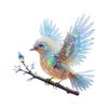 Sky Stained Bird Hangings Pendant Acrylic Bluebirds Suncatchers Gifts Window Hanging Bird  Branch