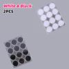 2Pcs Transparent Round Gemstone Display Collection Storage Box Jewelry Gems Loose Diamond Container Jar Organizer Tray Case&Lid
