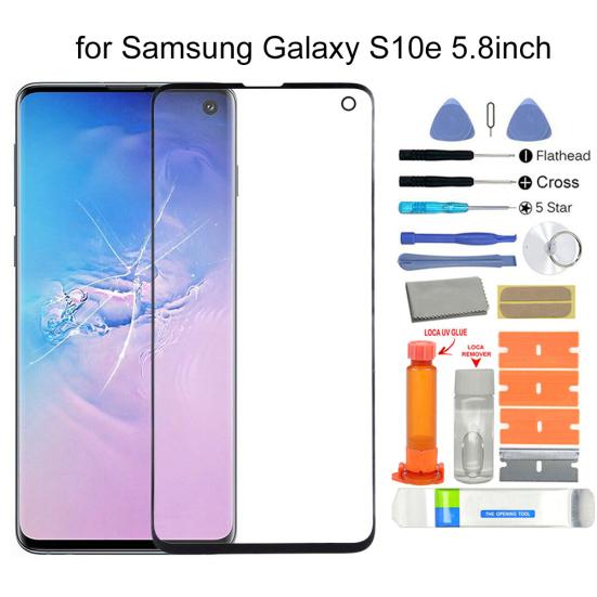 

Комплект переднього скла для заміни сенсорного екрана для Samsung Galaxy S10e SM-G970F G970