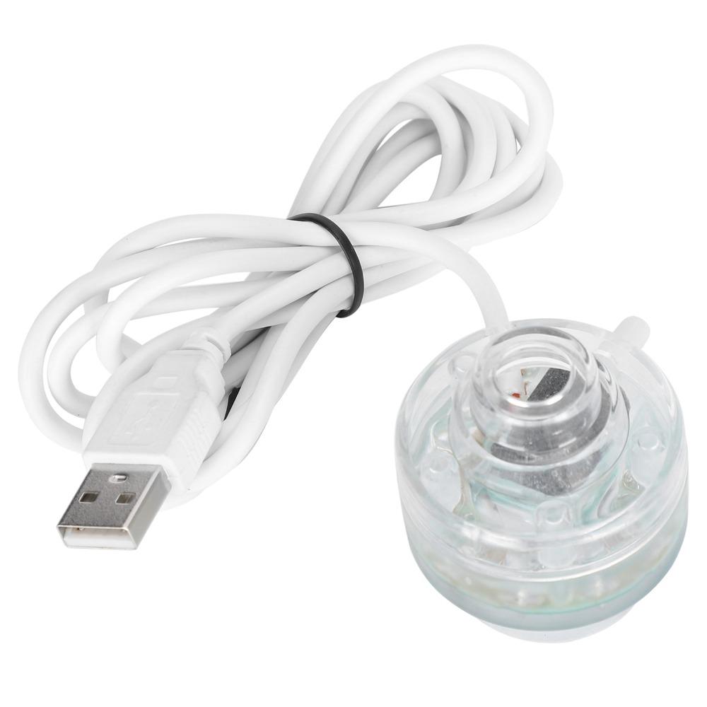 

Plastic LED Fish Tanks Light Waterproof Colourful Gradient LED Aquarium Spot Light Mini Size USB Cable CN Plug