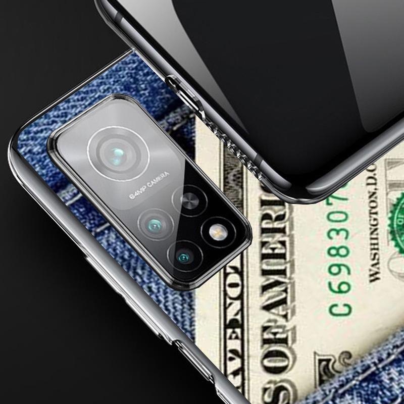 Banknote Dollar Cash Money Cover Phone Case For Xiaomi Redmi Note 15 14 13 12 11 10 Pro Plus 14S 12S 11S 11T 11E 10S Soft Fundas