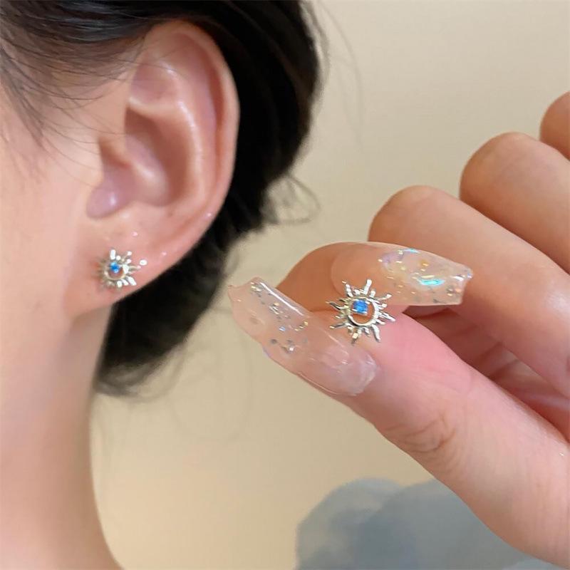 Aurora Fashionable Minimalist Earrings - Trendy Internet Celebrity Style серебряный